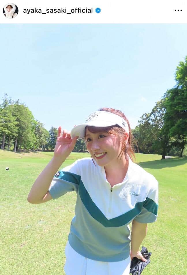 佐々木彩夏さんのインスタグラム（＠ayaka_sasaki_official）より