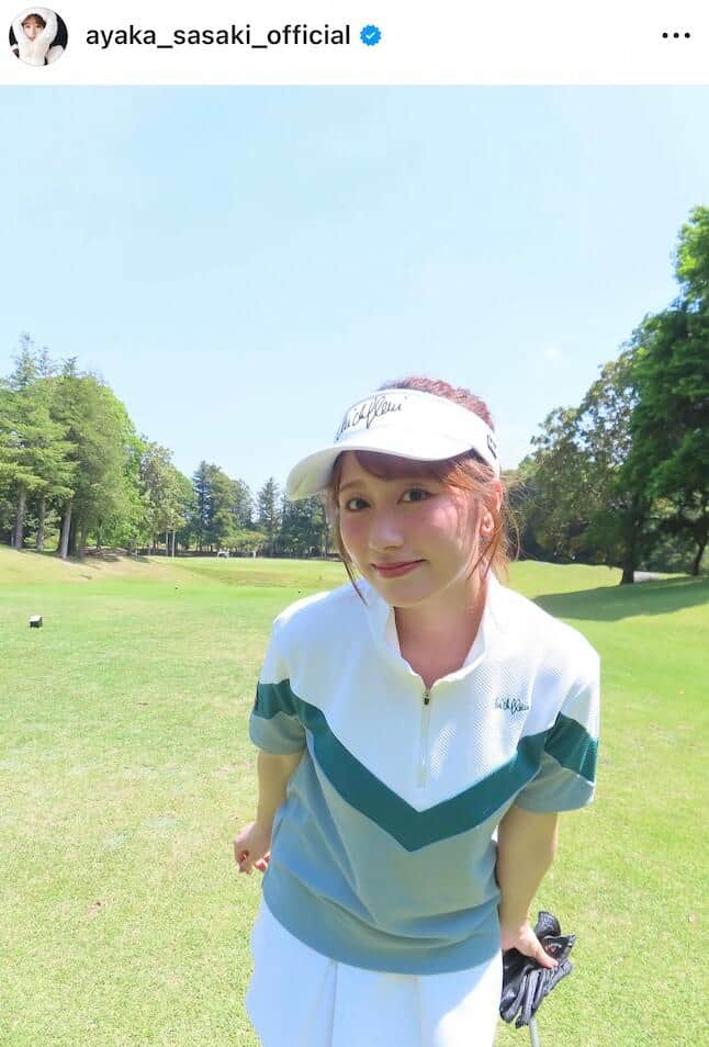 佐々木彩夏さんのインスタグラム（＠ayaka_sasaki_official）より