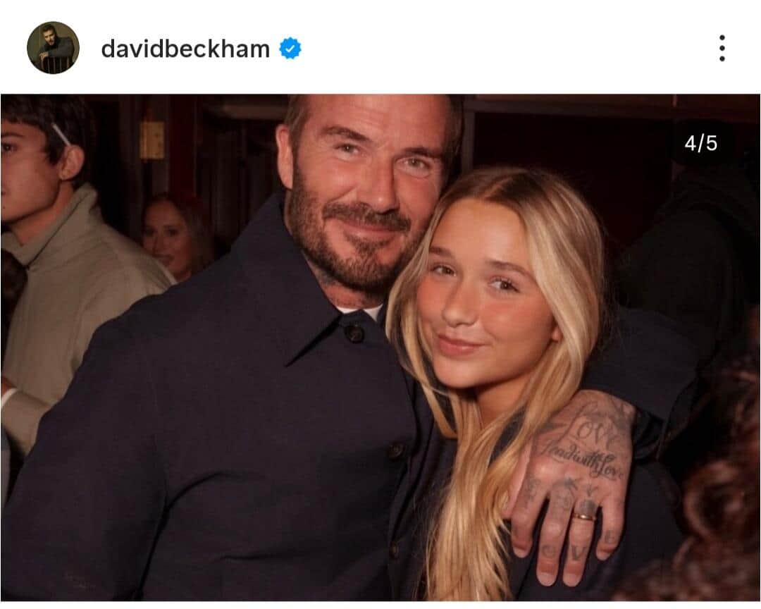 デビッド・ベッカムさんのインスタグラム（＠davidbeckham）より