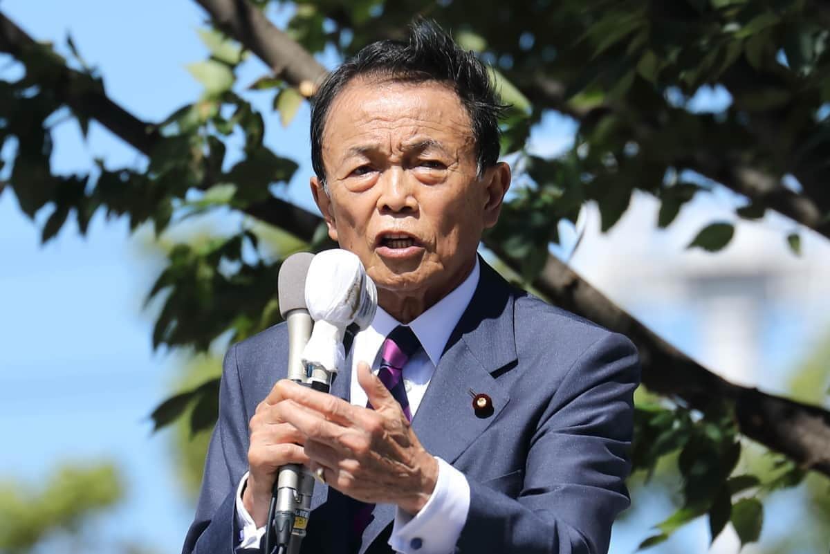 麻生太郎氏（2022年6月撮影）
