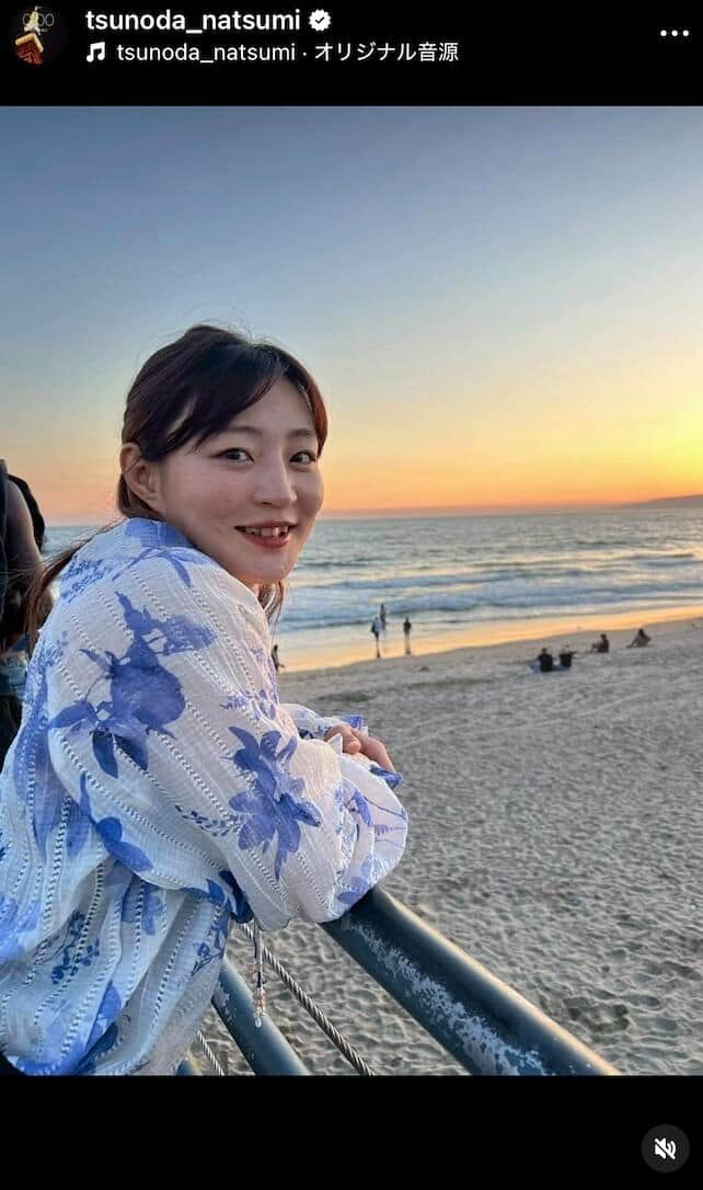 角田夏実さんのインスタグラム（＠tsunoda_natsumi）より