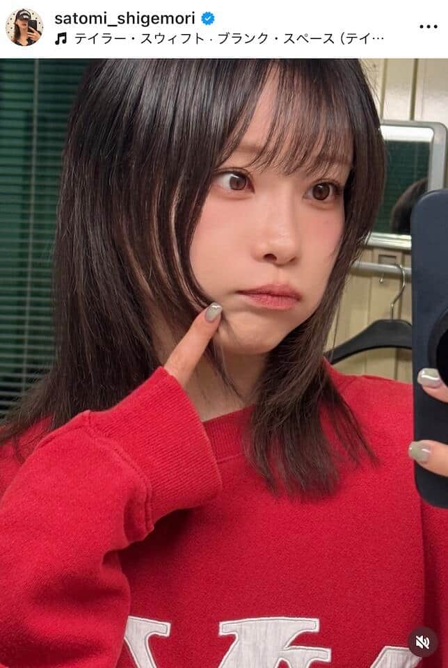 重盛さと美さんのインスタグラム（＠satomi_shigemori）より