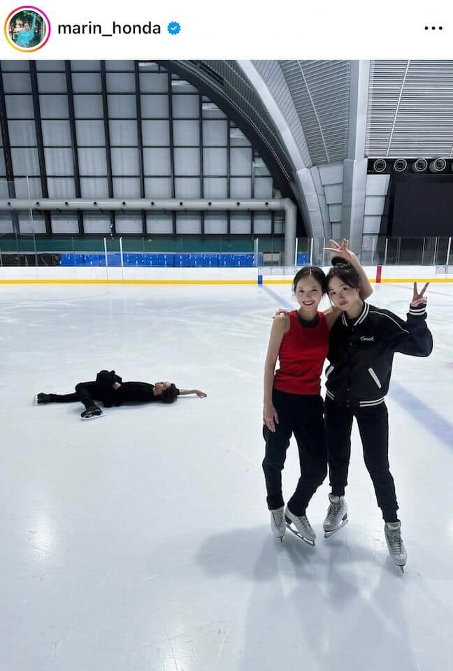 本田真凜さんのインスタグラム（＠marin_honda）より