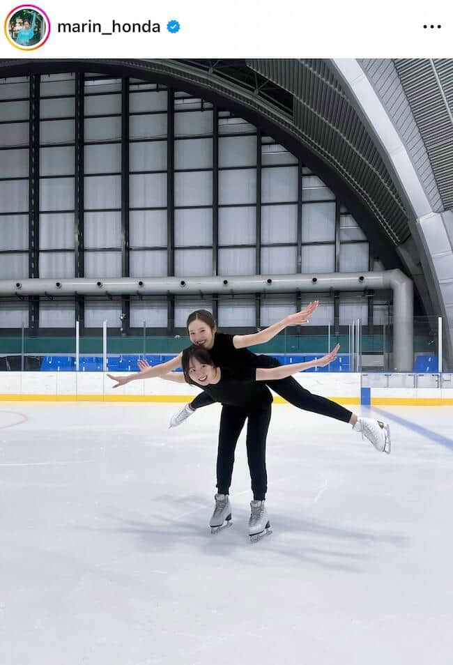 本田真凜さんのインスタグラム（＠marin_honda）より