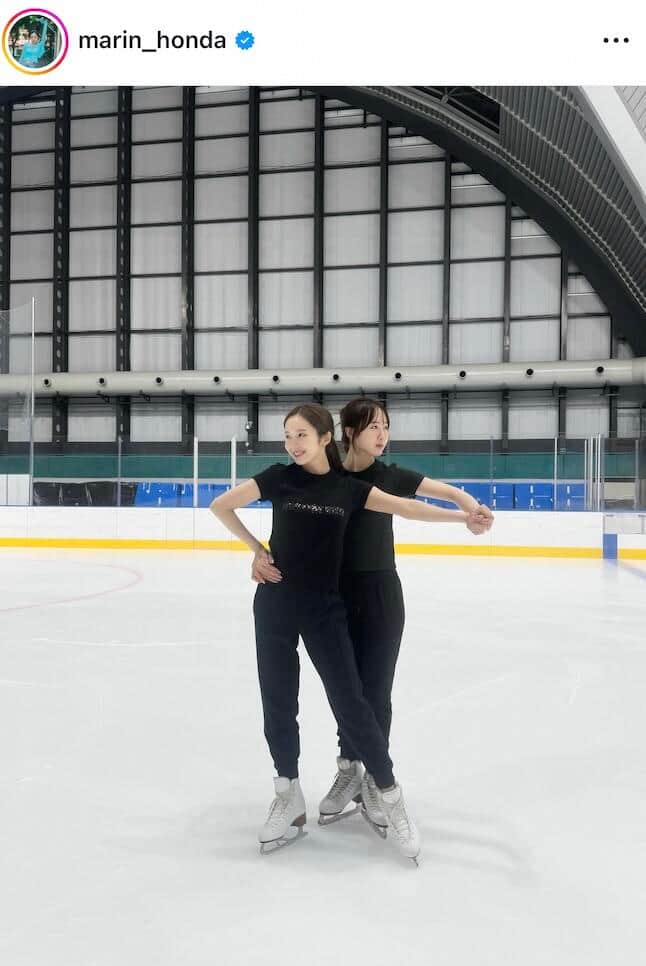 本田真凜さんのインスタグラム（＠marin_honda）より