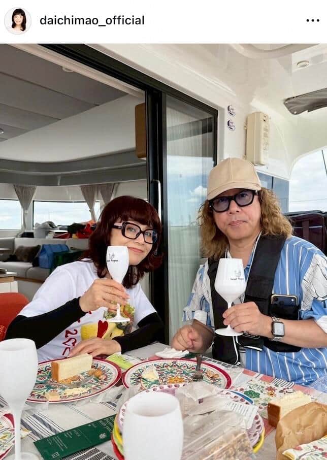 大地真央さんのインスタグラム（＠daichimao_official）より