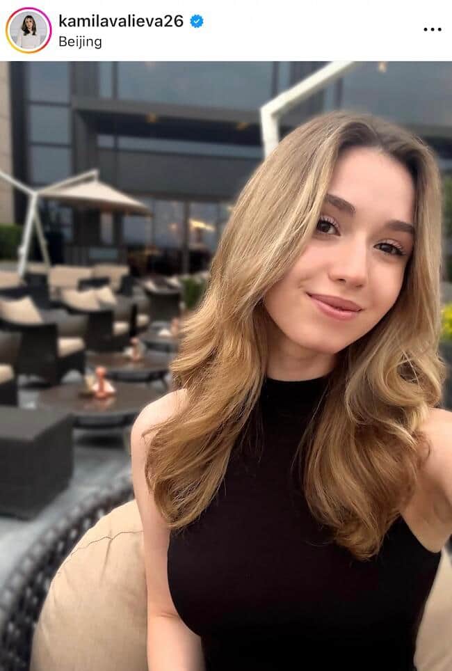 カミラ・ワリエワ選手のインスタグラム（＠kamilavalieva26）より