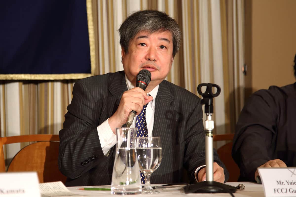 福島瑞穂氏の夫、海渡雄一弁護士（2014年撮影）