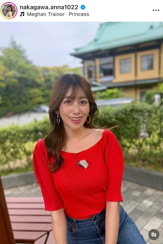 中川安奈さんのインスタグラム（＠nakagawa.anna1022）より