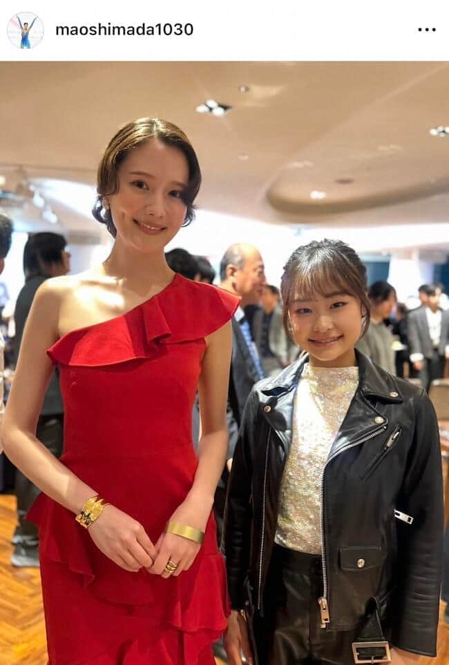 島田麻央選手のインスタグラム（＠maoshimada1030）より