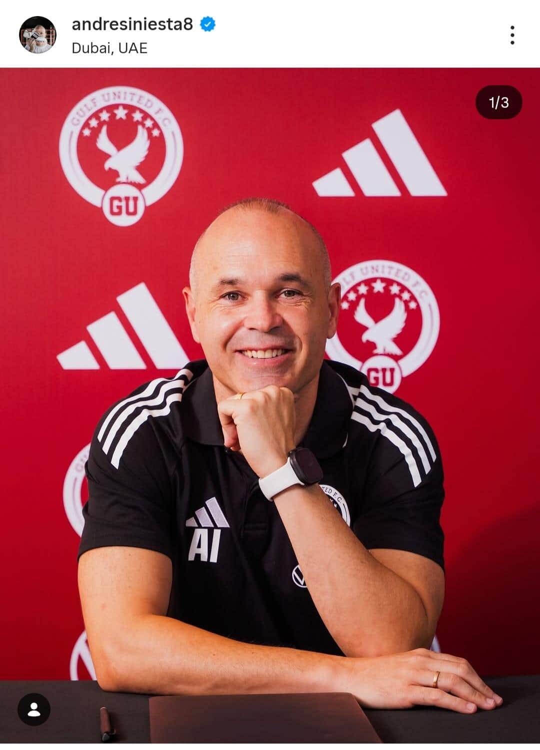 アンドレス・イニエスタさんのインスタグラム（＠andresiniesta8）より