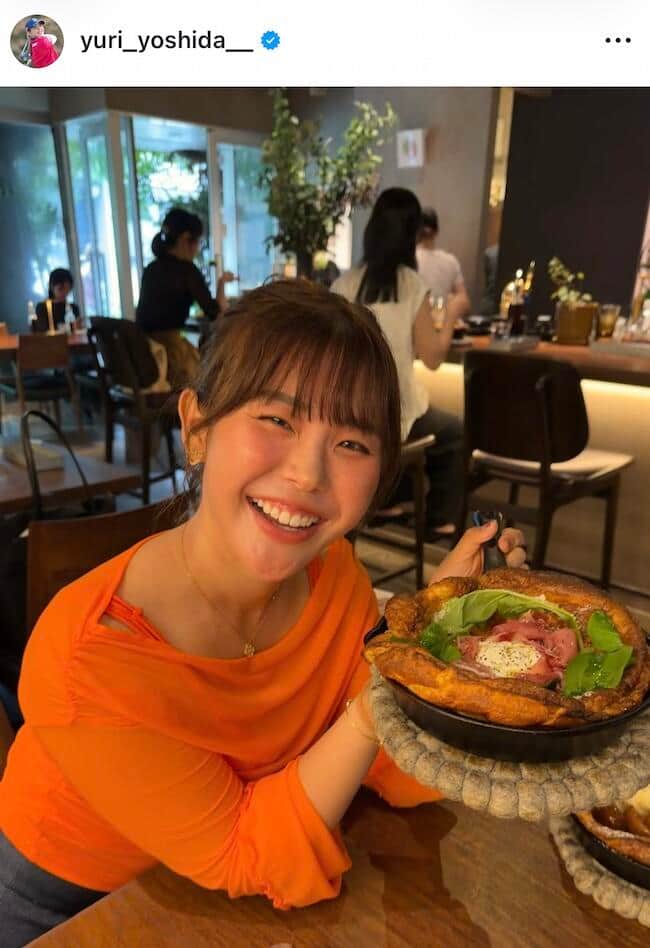 吉田優利さんのインスタグラム（＠yuri_yoshida__）より
