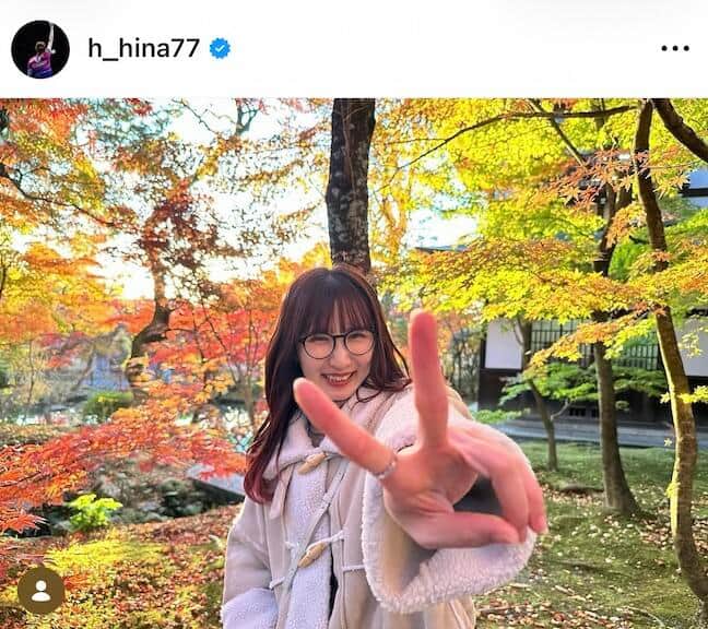 早田ひな選手のインスタグラム（＠h_hina77）より