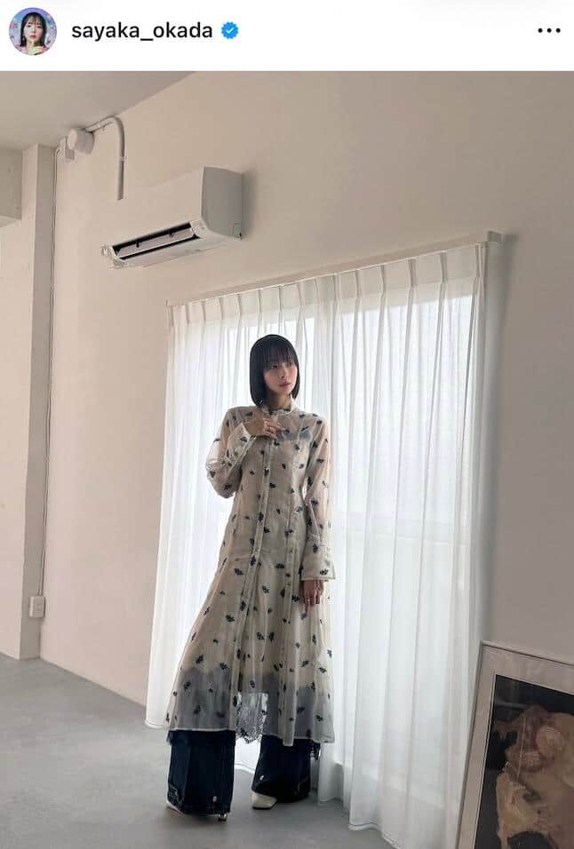 岡田紗佳さんのインスタグラム（＠sayaka_okada）より