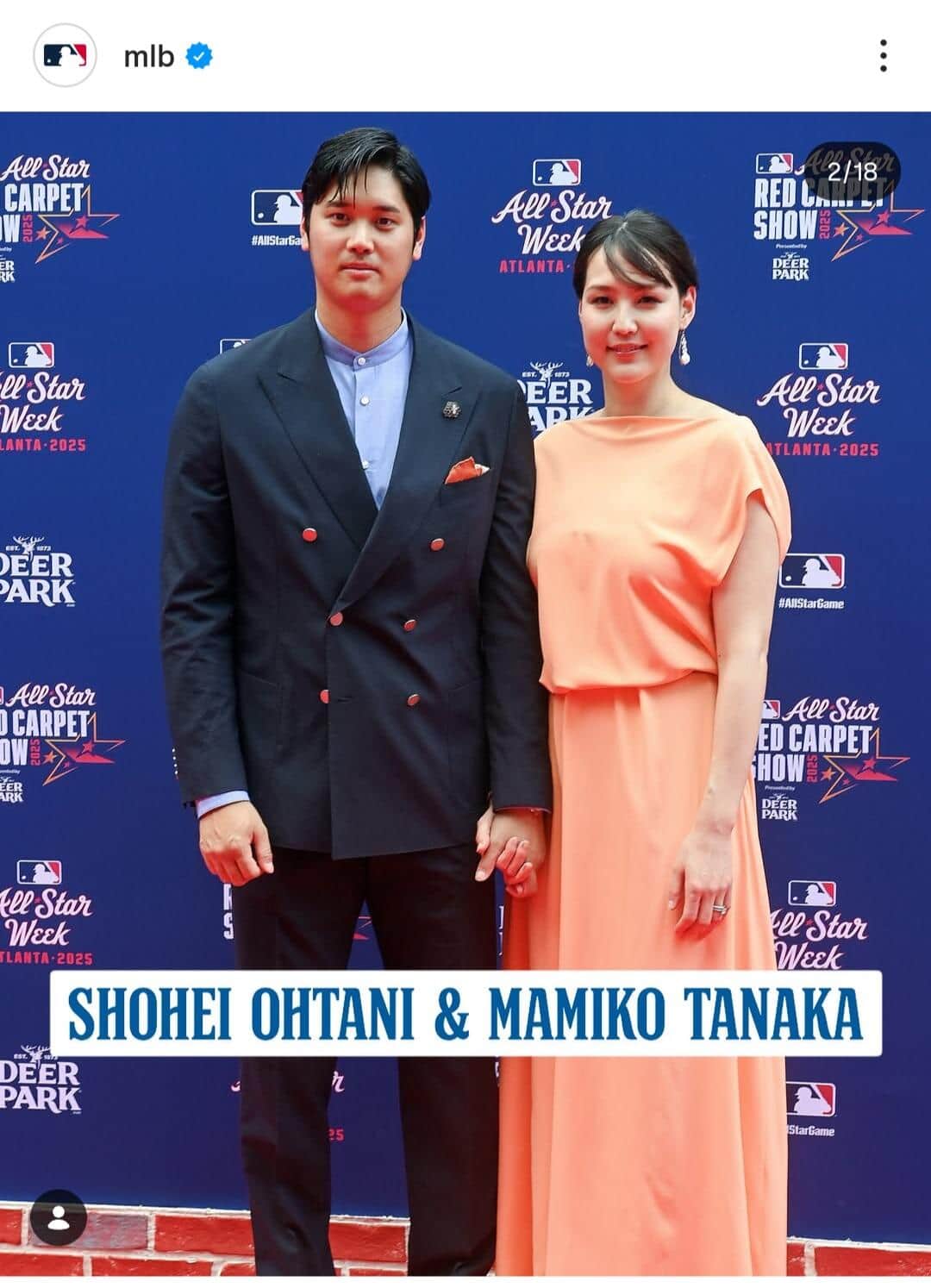 MLB公式インスタグラム（＠mlb）より