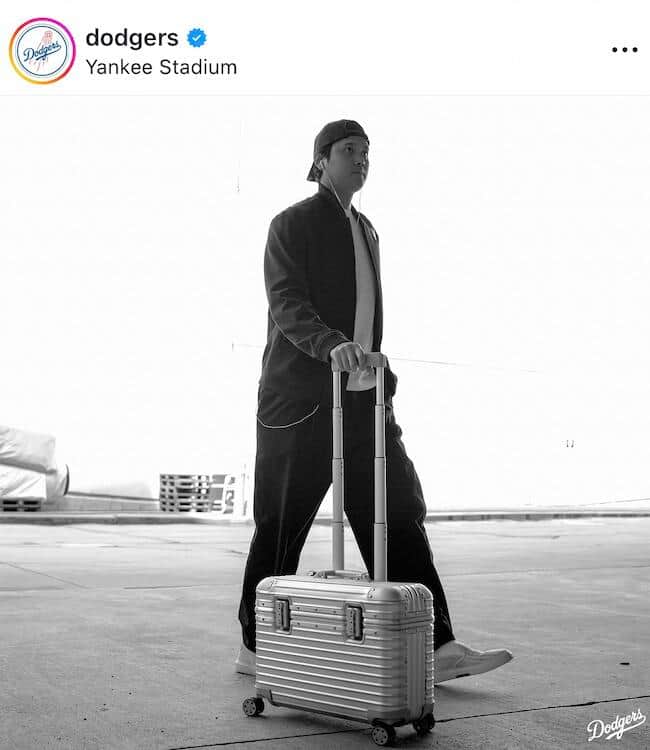 ドジャースの公式インスタグラム（＠dodgers）より