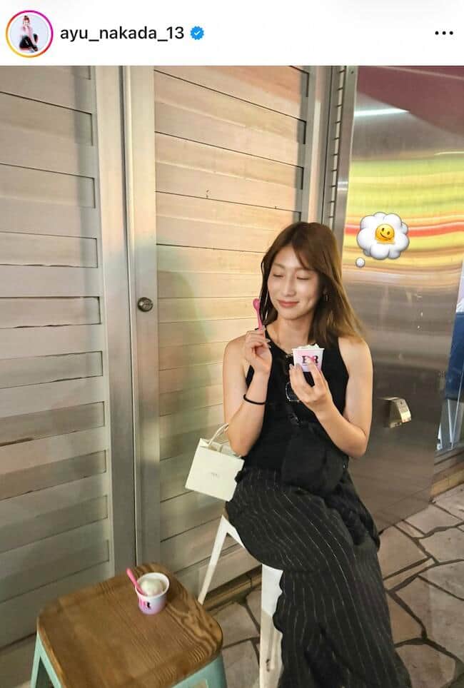 仲田歩夢選手のインスタグラム（＠ayu_nakada_13）より