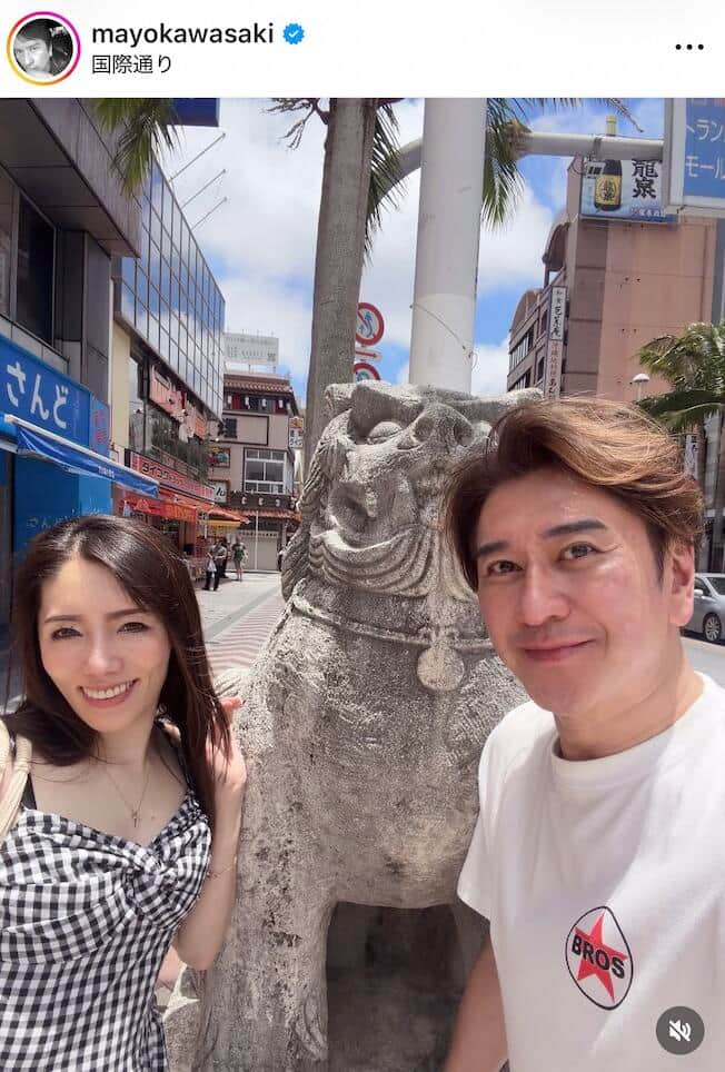 川崎麻世さんのインスタグラム（＠mayokawasaki）より