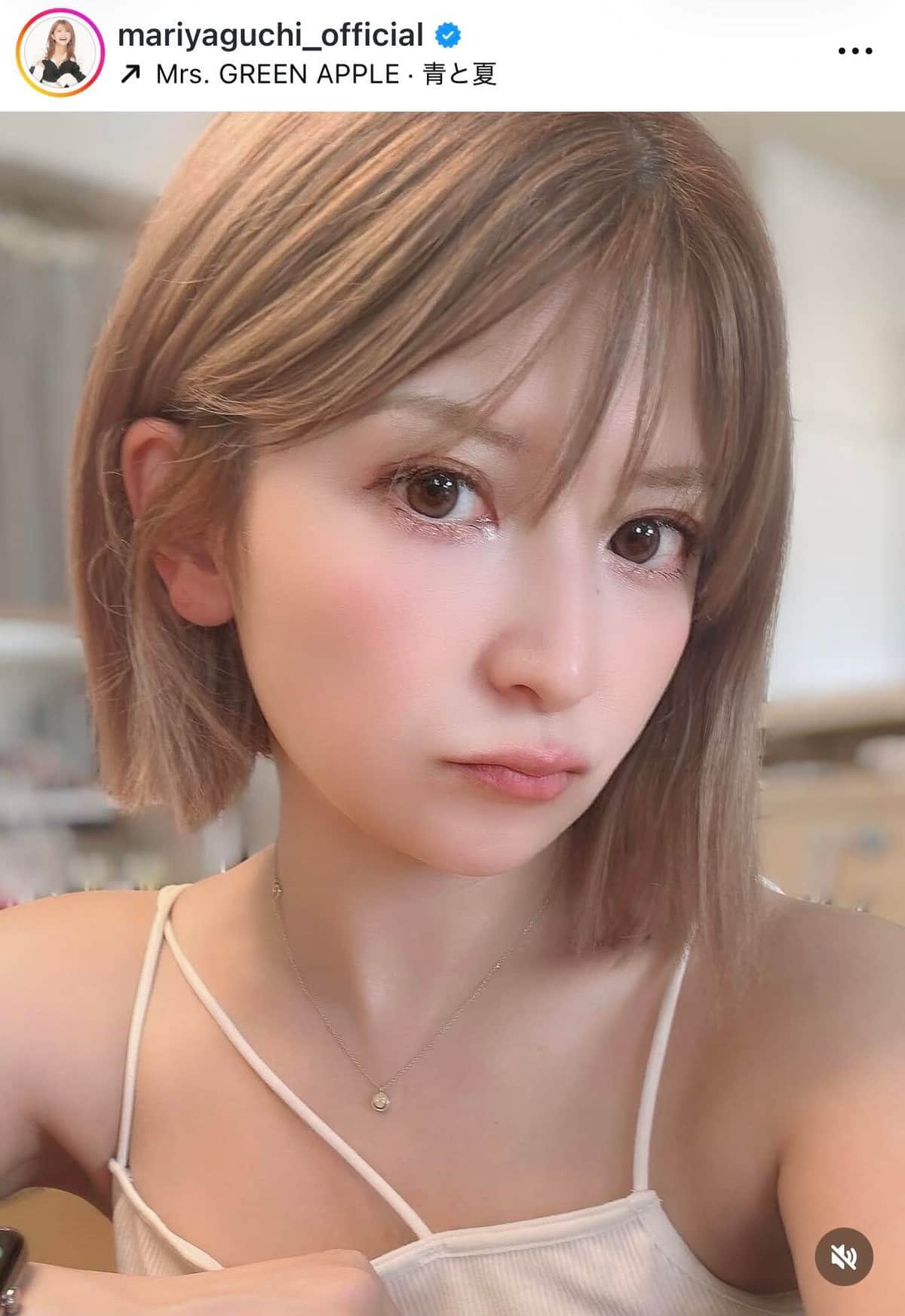 矢口真里さんのインスタグラム（＠mariyaguchi_official）より