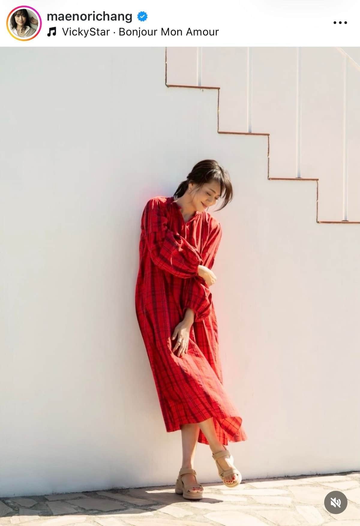 前田典子「ショーパン履いて有楽町へ」夏コーデで神スタイル炸裂　「素敵過ぎます」「似合ってます」