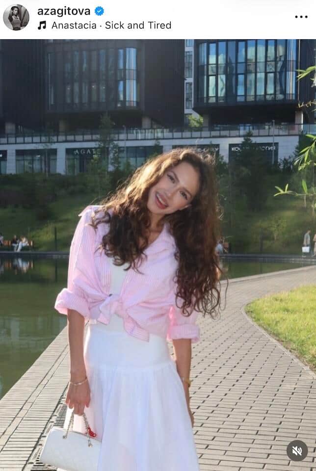 アリーナ・ザギトワ選手のインスタグラム（＠azagitova）より