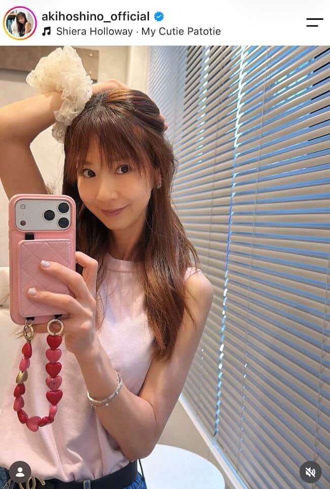 ほしのあきさんのインスタグラム（＠akihoshino_official）より