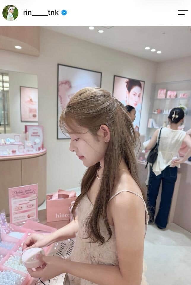 吉田鈴選手のインスタグラム（＠rin____tnk）より