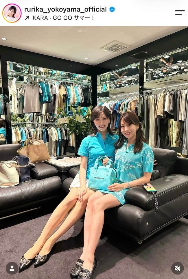 横山ルリカさんのインスタグラム（＠rurika_yokoyama_official）より