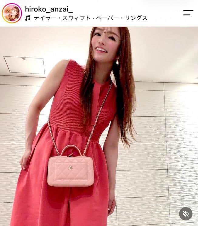 安西ひろこさんのインスタグラム（＠hiroko_anzai_）より