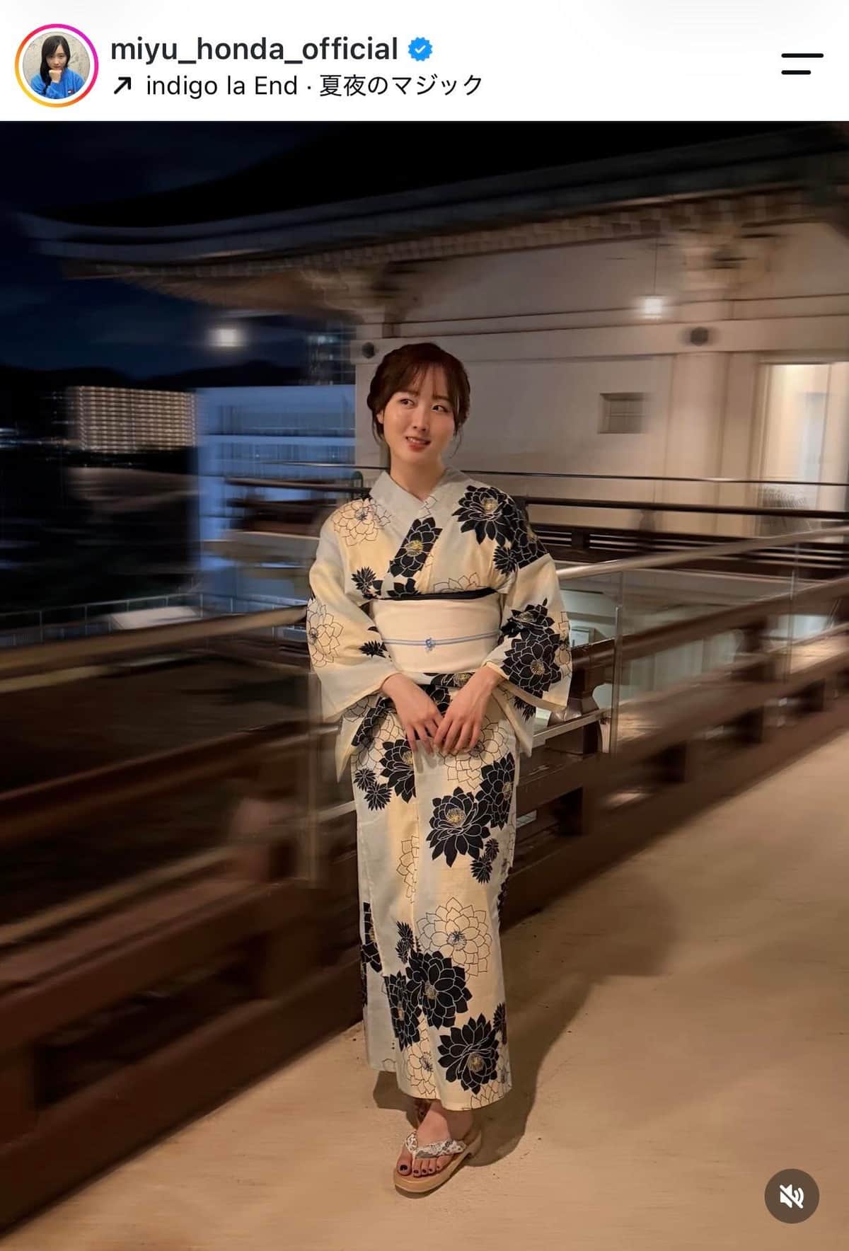 本田望結さんのインスタグラム（＠miyu_honda_official）より
