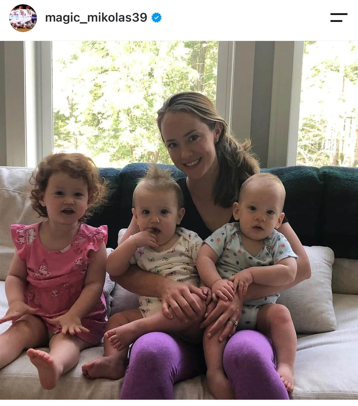 マイコラス夫人と子供たち（マイコラスのインスタグラムより）