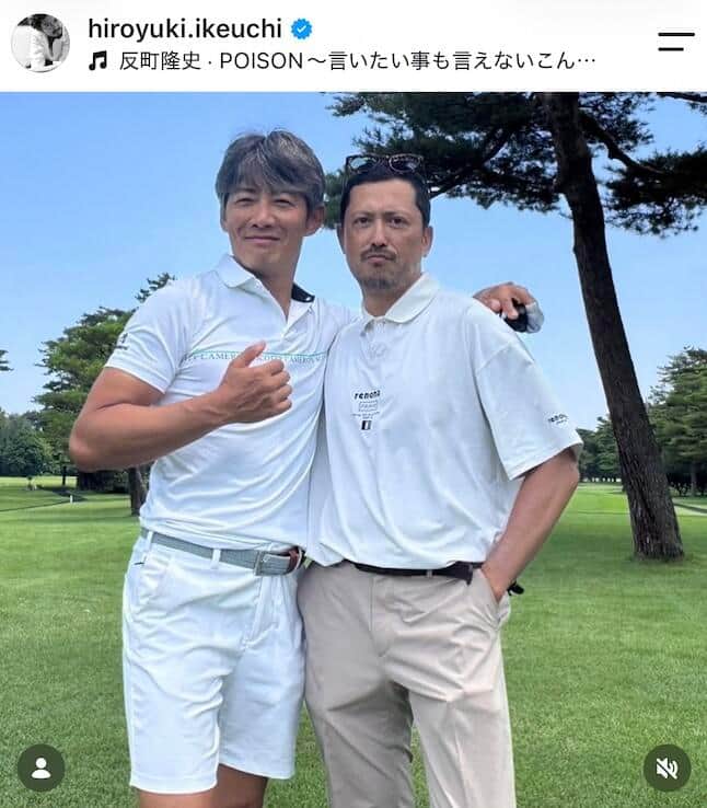 池内博之さんのインスタグラム（＠hiroyuki.ikeuchi）より