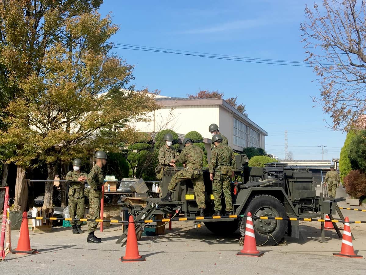 自衛隊の炊き出しの様子（記事とは直接関係ありません）