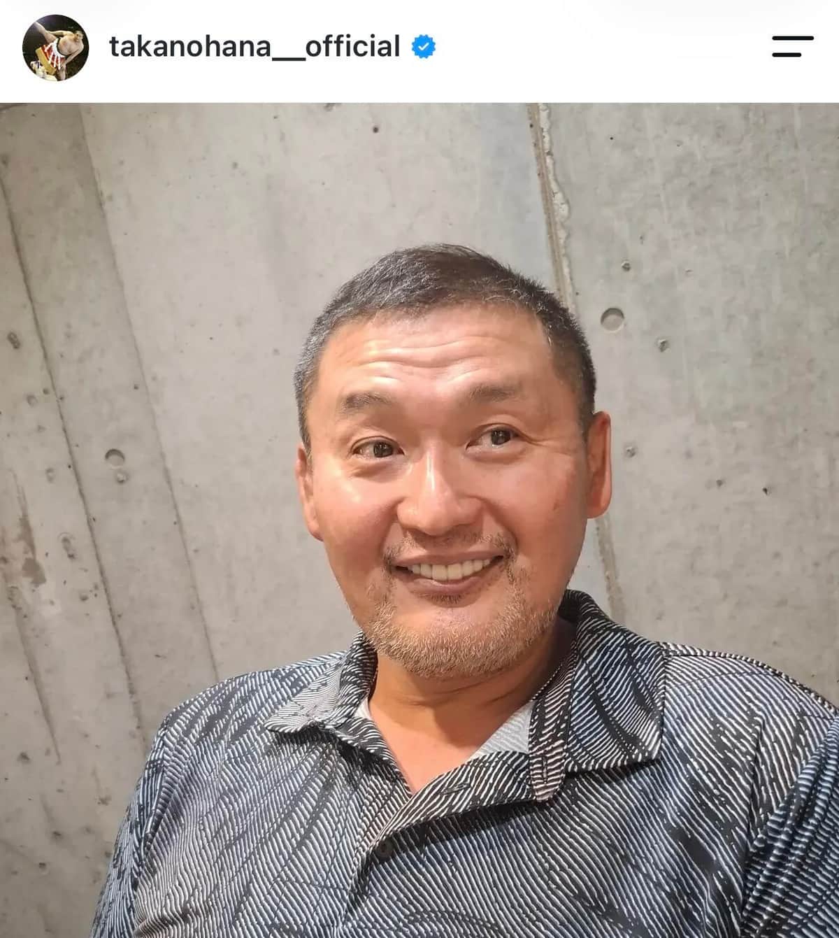 貴乃花光司さんのインスタグラム（＠takanohana__official）より
