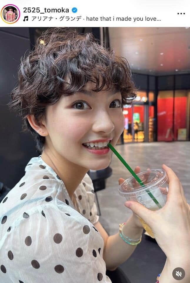 宮崎友花選手のインスタグラム（＠2525_tomoka）より