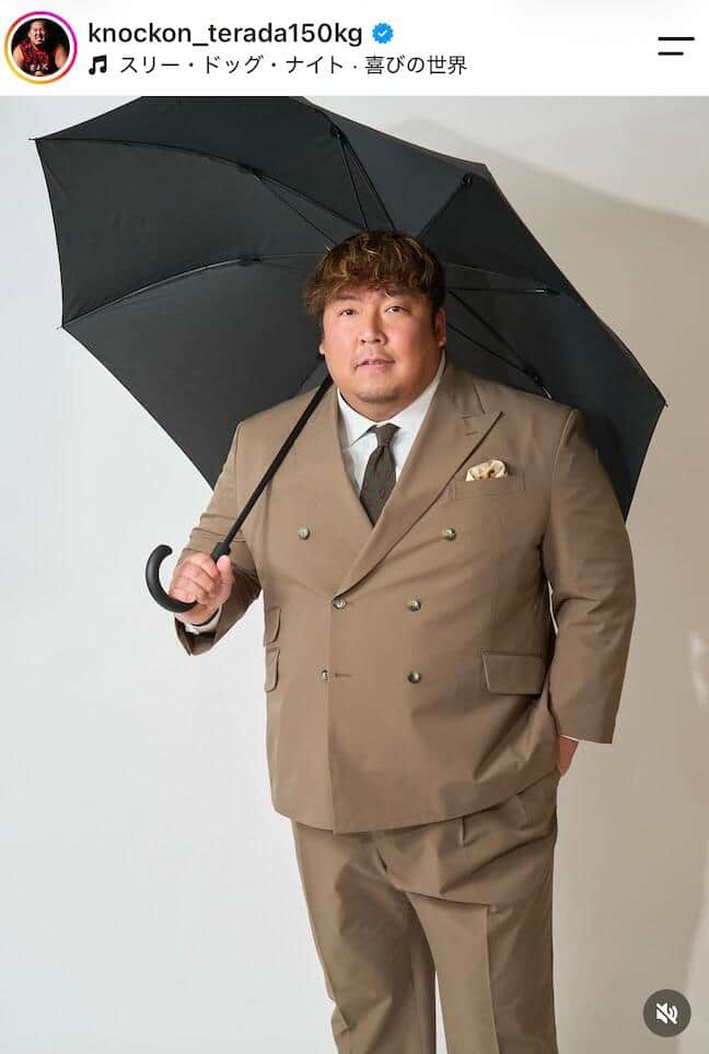 ノッコン寺田さんのインスタグラム（＠knockon_terada150kg）より