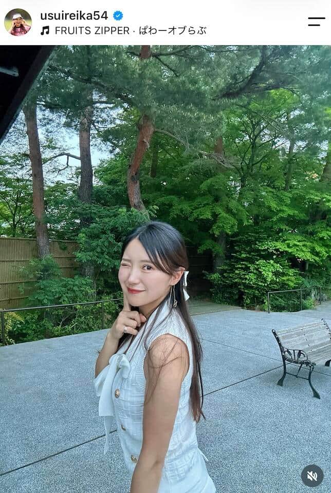 臼井麗香選手のインスタグラム（＠usuireika54）より