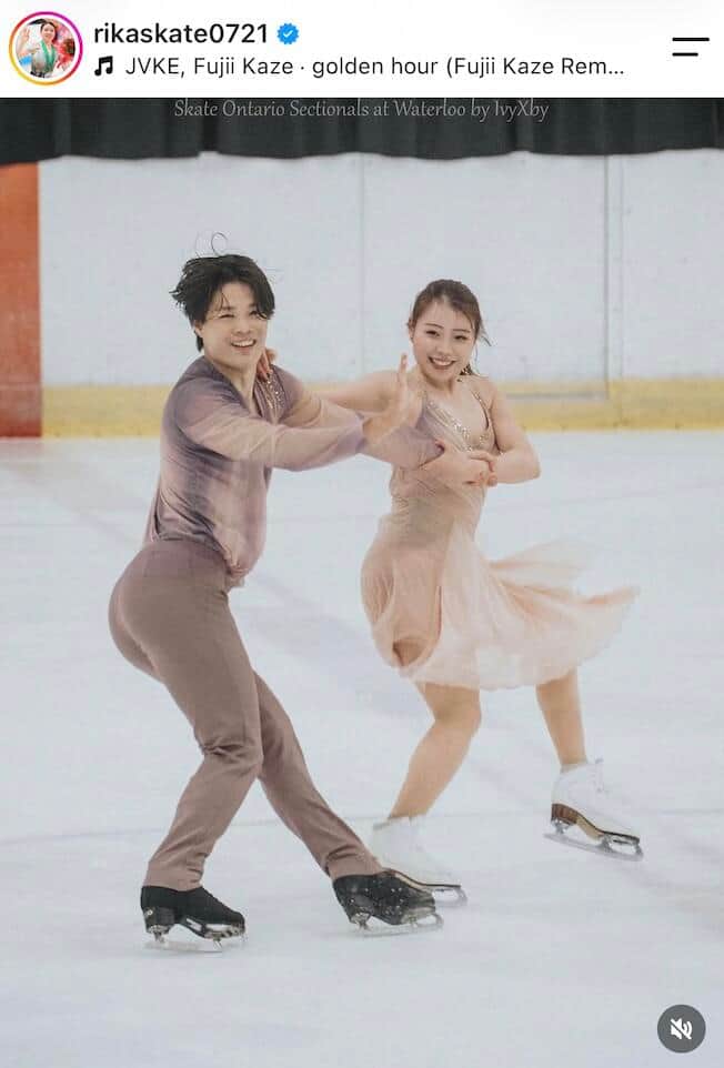 紀平梨花選手のインスタグラム（＠rikaskate0721）より