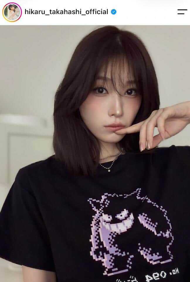 高橋ひかるさんのインスタグラム（＠hikaru_takahashi_official）より