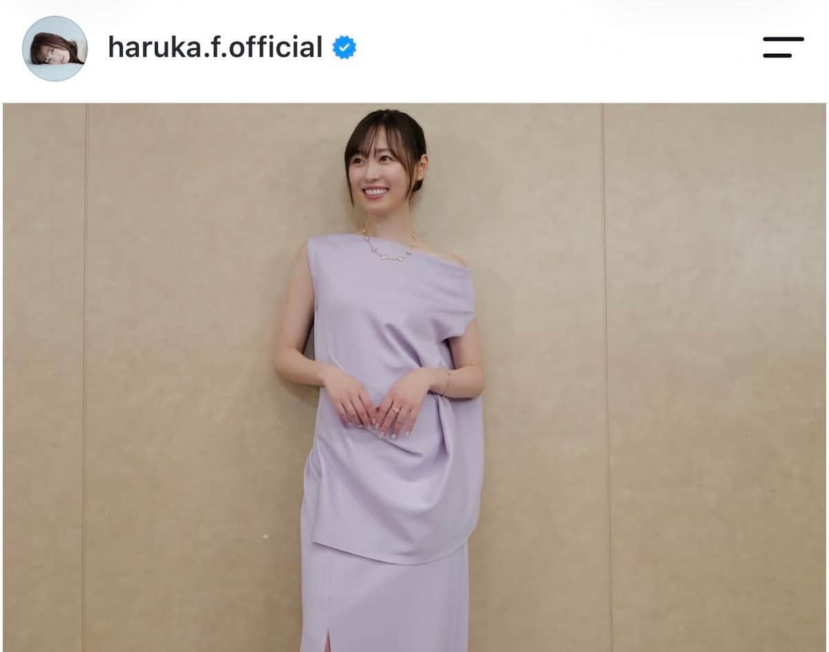 福原遥さんのインスタグラム（＠haruka.f.official）より