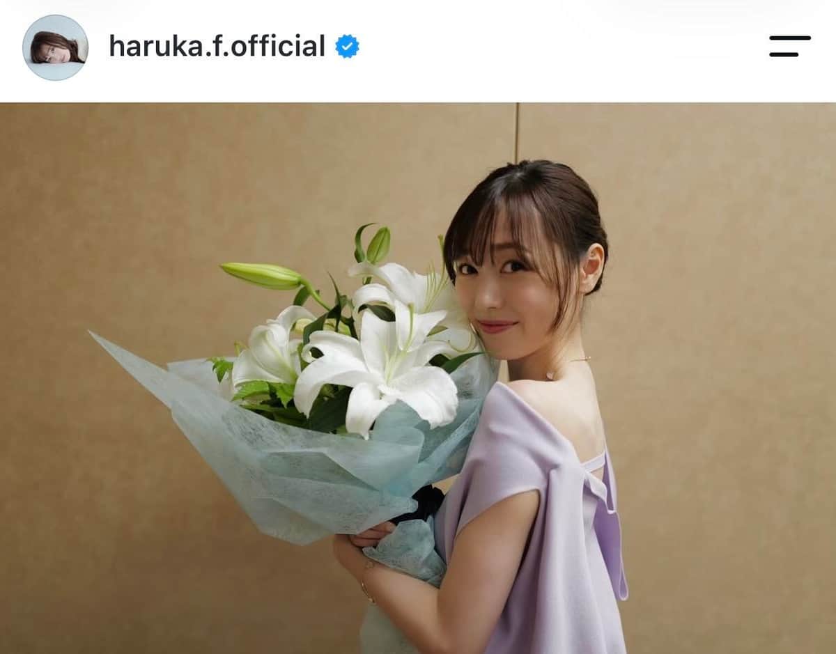福原遥さんのインスタグラム（＠haruka.f.official）より