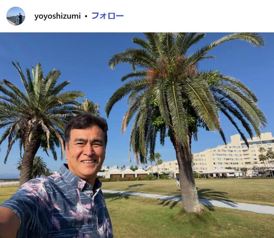 石原良純さんのインスタグラム（@yoyoshizumi）より