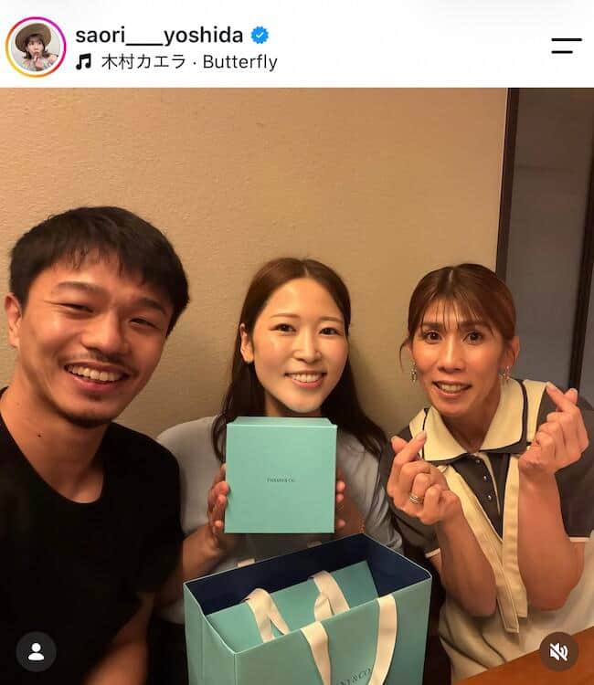 吉田沙保里さんのインスタグラム（＠saori___yoshida）より