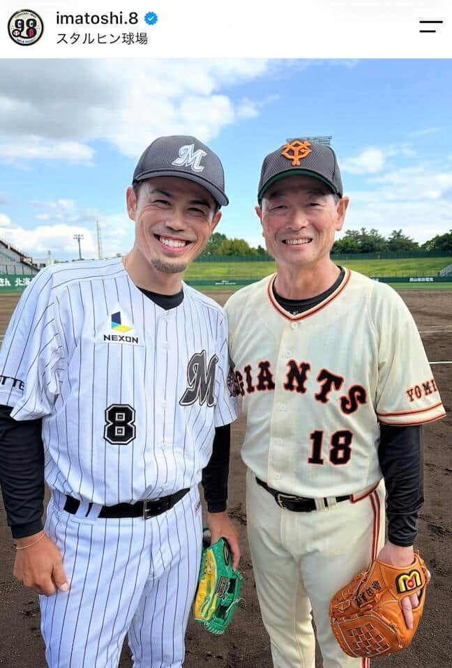 今江敏晃氏のインスタグラム（＠imatoshi.8）より