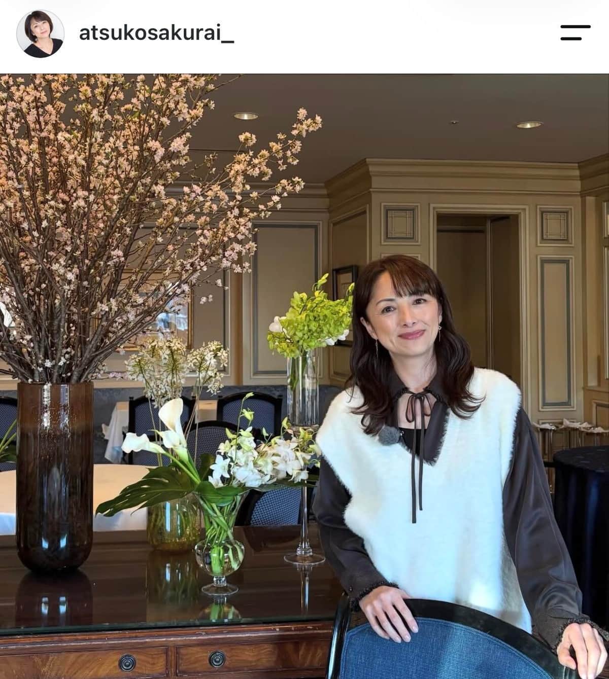 櫻井淳子「ドラマ撮影で◯十年振りかにセーラー服着ちゃいました」　「可愛いすぎ」「違和感ない」美しさに反響