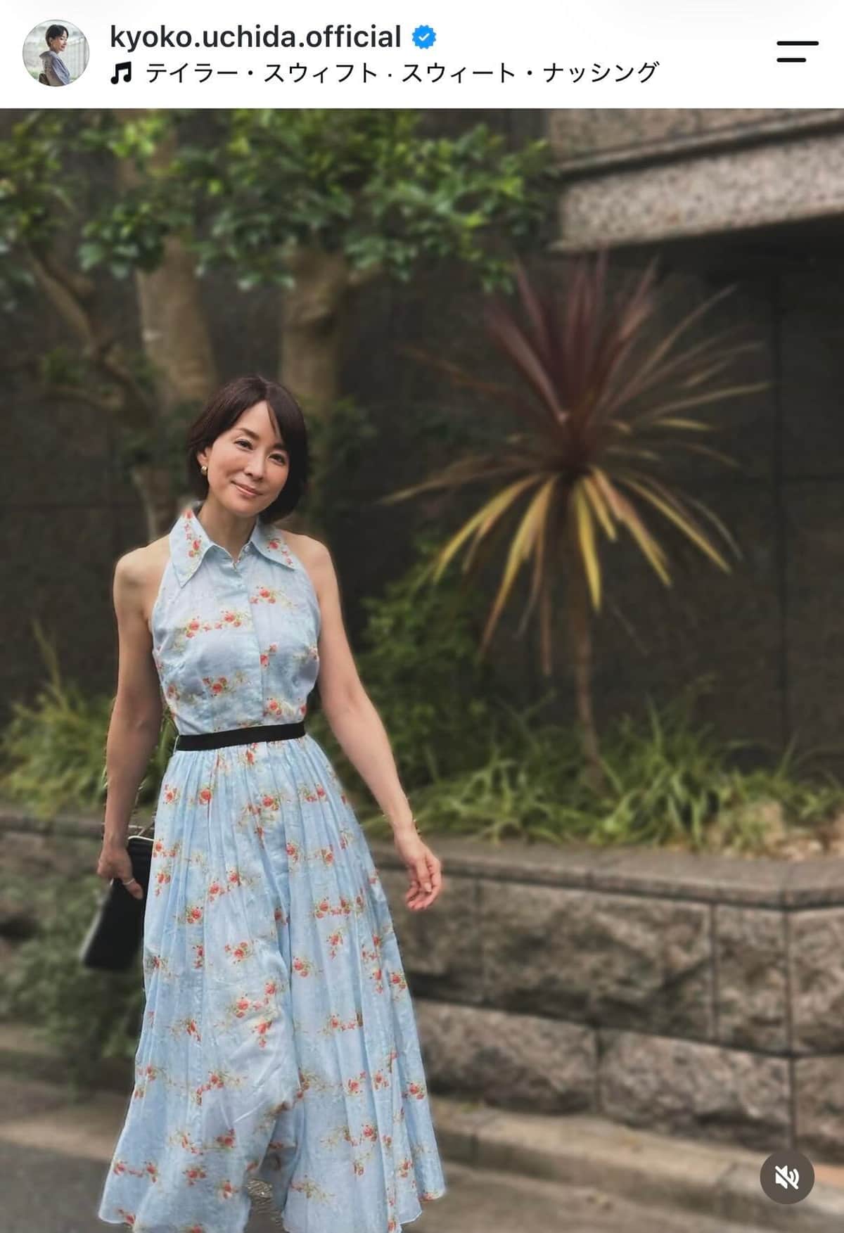 内田恭子さんのインスタグラム（＠kyoko.uchida.official）より