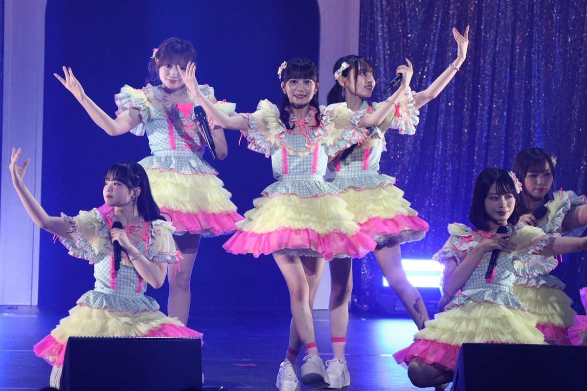 江口心々華さんセンターの「半袖天使」
