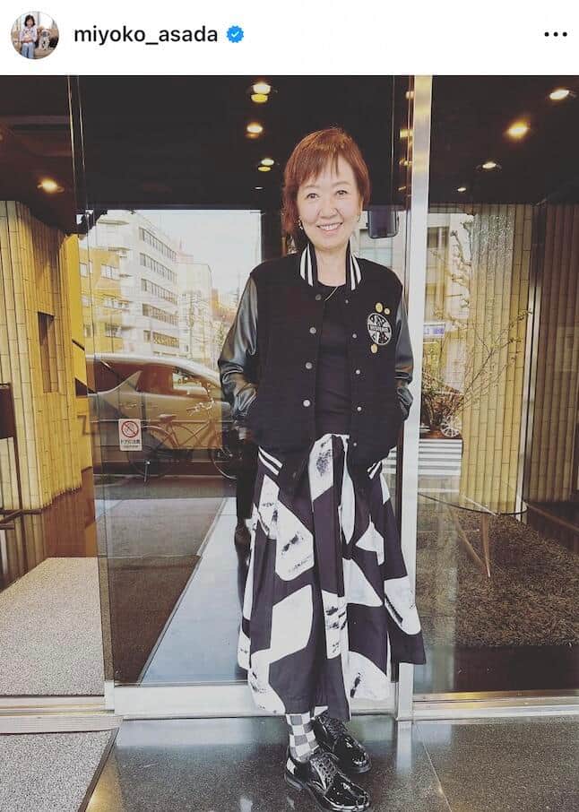 浅田美代子さんのインスタグラム（＠miyoko_asada）より
