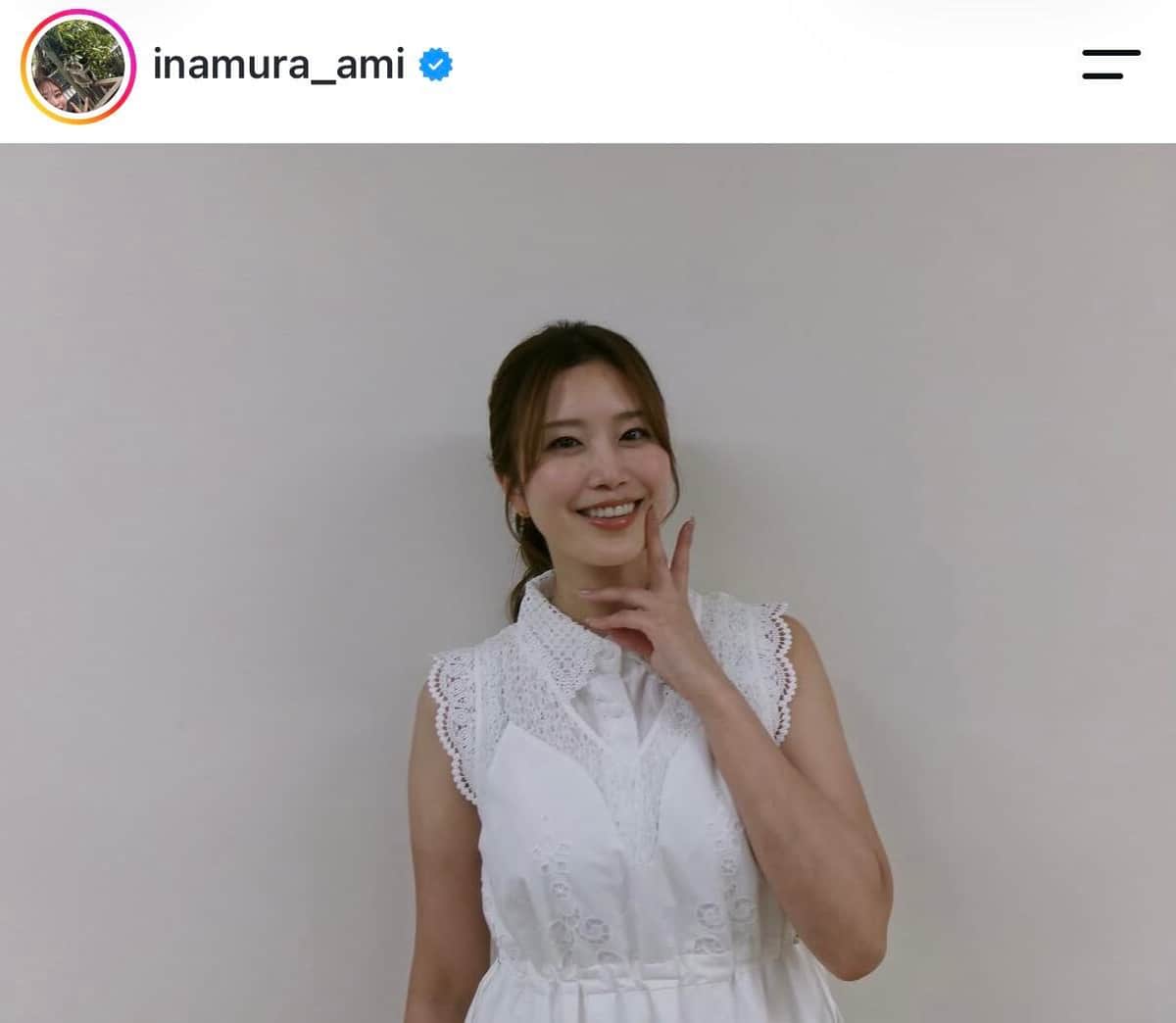 稲村亜美、膝上ミニスカゴルフウェア＆おさげ髪で「激カワ」ドキっ　「可愛い」「お美しい！！」悶絶