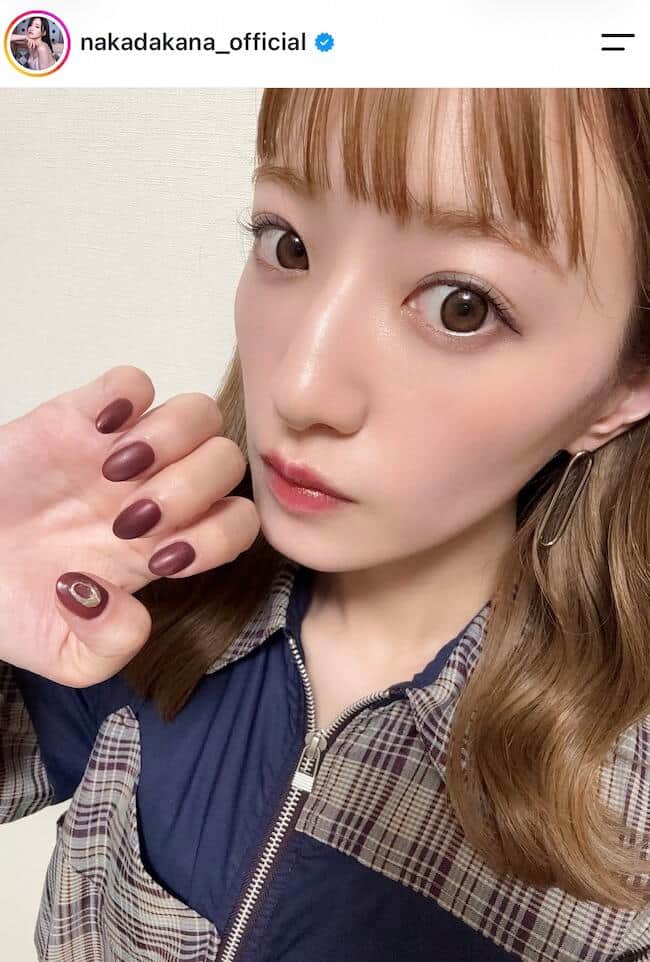 中田花奈さんのインスタグラム（＠nakadakana_official）より